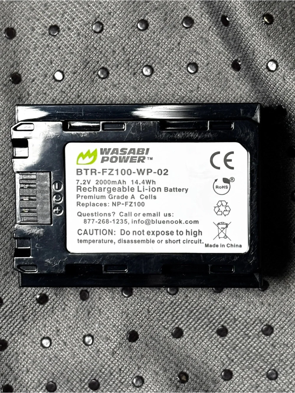 Wasabi Power NP-FZ100 Battery & Charger Set for Sony Cameras